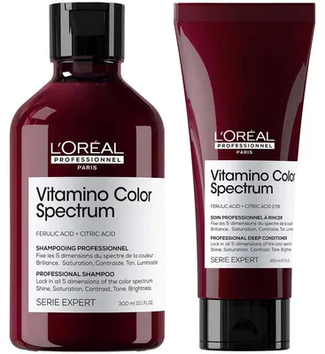 Produktbild von L'Oréal Professionnel – Vitamino Color Spectrum Shampoo und Conditioner – Set