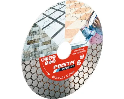 Obrázek produktu pro kotouč diamantový řezný 115x1,8x22,2mm FESTA INDUSTRY