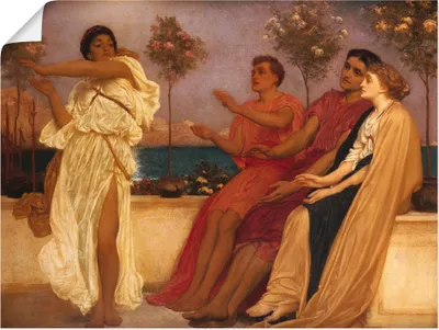 Produktbild von ARTland Poster Tanzendes griechisches Mädchen. Größe: 40x30 cm