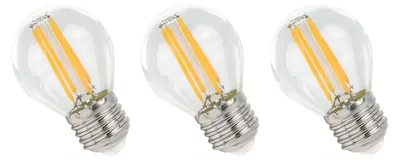Produktbild von Spectrum E27 LED Lampe 4W 500lm 2700K Warmweiß 230V 3 Stück