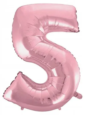 Produktbild von Balon 100Cm Cyfra Jasno Różowy 5