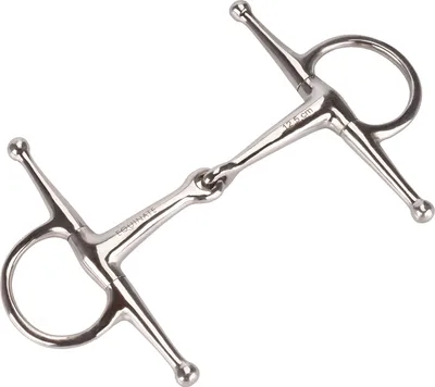 Produktbild von Equinate Schenkeltrense Edelstahl 16mm einfach gebrochen 13,5cm