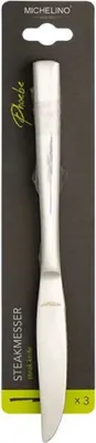 Immagine prodotto di Coltelleria MICHELINO a scelta 3 pezzi serie Phoebe in acciaio inox inserto multiuso per coltelli da bistecca da casa