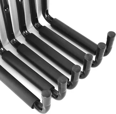Produktbild von Robuste Garage-Aufhänger für Fahrrad, 30 cm breit, 6 Haken