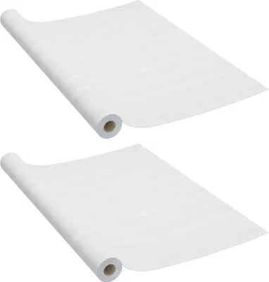 Immagine prodotto di vidaXL Pellicole autoadesive per porte 2 pz. Legno bianco 210 x 90 cm PVC