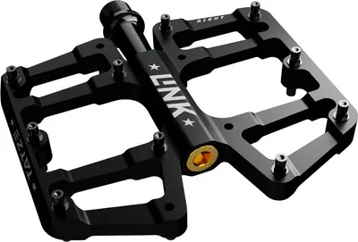 Tatze, LINK TI Flatpedal mit Titanachse - black