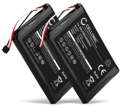 Immagine prodotto di CELLONIC 2x Batteria per Navigatore GPS Compatibile con Garmin Edge 800, Edge 810, Edge Touring, KE37BE49D0DX3 – (1000mAh, 3.7V)