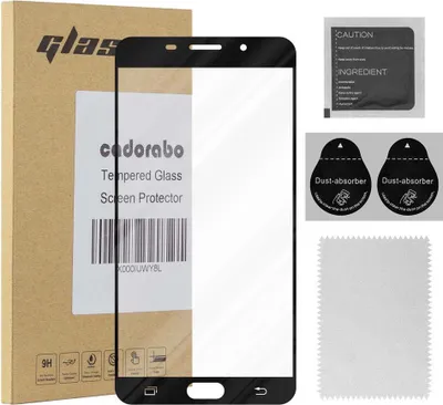 Immagine prodotto di Cadorabo pellicola blindata per Samsung Galaxy A9 2016 pellicola protettiva in nero a schermo intero vetro temperato di protezione del display