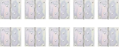 Produktbild von Alberts 850302 Scharnier, breit, sendzimirverzinkt, 100 x 100 mm, 10er Set