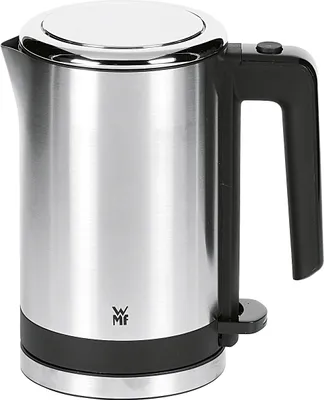 Produktbild von WMF Küchenminis Wasserkocher (1800 W, klein 0,8l, Reisewasserkocher, Teekocher kabellos, Kochstoppautomatik) cromargan matt/ silber