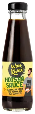 Produktbild von Wan Kwai Hoisin Sauce mit Sesam und Sternanis verfeinert 200ml