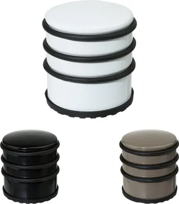 Image de Support de porte rond acier inoxydable 7 x 8 x 7 cm