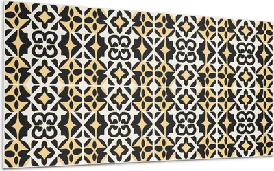 Produktbild von Geometrisches Muster Mit Motiven – Selbstklebende Fliesen – Wandverkleidung – Wandpaneel – PVC Fliesen – Vinylflisen – PCV Flisen – Selbstklebend – Wanddeko –100 x 50 cm