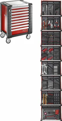 Image de Facom Werkstattwagen JET.8M3A mit 22 Modulen