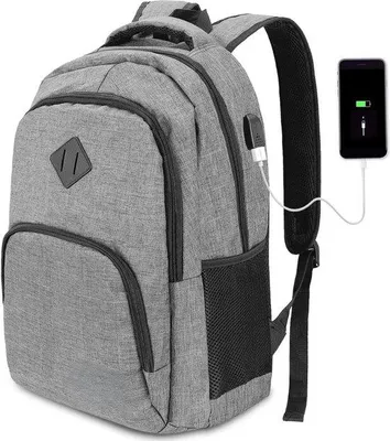Produktbild von Famanu Rucksack 17,3 Zoll - Stylischer Laptoprucksack für Schule und Alltag