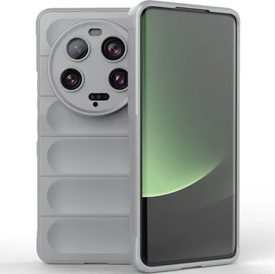 Produktbild von Handyhülle für Xiaomi 13 Ultra Weich TPU Silikon Stossfest Anti-rutsch Hülle Grau