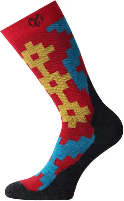 Image de Chaussettes en Laine WHP, couleur rouge, de qualité durable