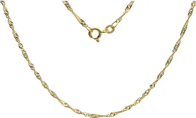 Produktbild von Singapur Collierkette echt Gold 333 (8 kt)  Germany 45 cm