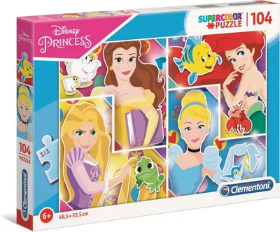 Produktbild von Clementoni 27146 - 104 Teile Puzzle - Disney Princess