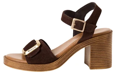 Produktbild von Sandalen mit Absatz aus Leder