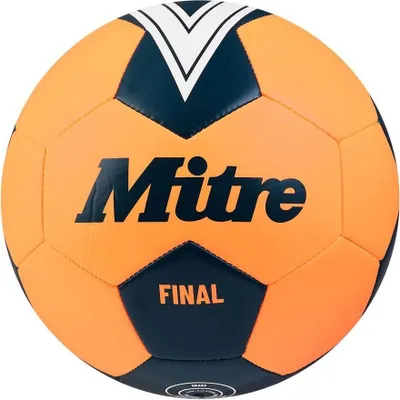 Immagine prodotto di Mitre - Pallone da allenamento "Final" 2024 CS2011 (5) (Arancione/Nero)