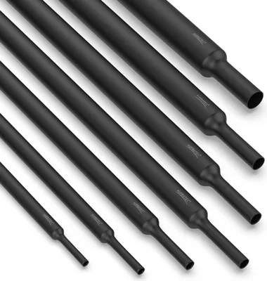 Produktbild von 5m AUPROTEC Schrumpfschlauch schwarz Ø 1.2 mm innen 3/64"