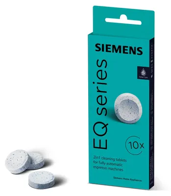 Obrázek produktu pro Siemens TZ80001A, Čisticí tablety, 10 kusů, 180 mm, 65 mm, 15 mm, 49 g