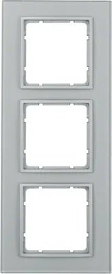 Obrázek produktu pro Berker 10136414, Hliník, Bezšroubový, Berker, Matný, 1 kusů