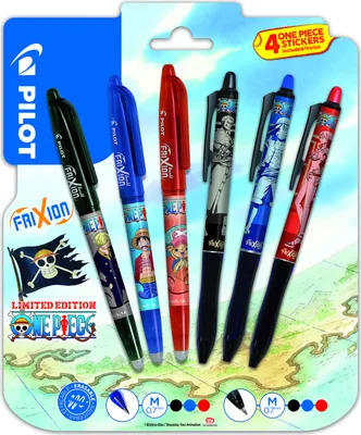 Produktbild von PILOT FriXion Ball & Ball+ 0.7 Tintenroller 6er Set - One Piece Limited Edition