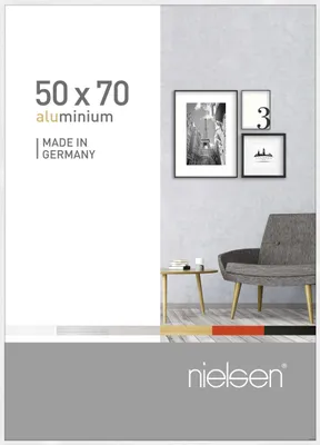 Obrázok produktu pre Nielsen hliníkový rám Pixel 50x70 cm biely lesklý