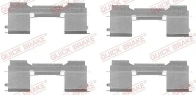 Produktbild von Zubehörsatz, Scheibenbremsbelag QUICK BRAKE 109-1729
