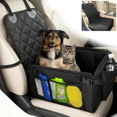 Image de Protège-siège chien voiture - Imperméable - Antidérapant - Oxford 600D - Universel pour la plupart des véhicules