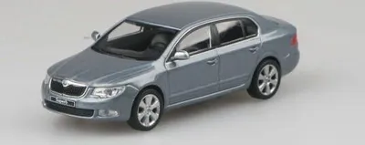 Zdjęcie produktu dla Skoda Superb II (2008) - Szary stalowy metalik ABREX 1:43