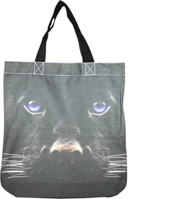 Produktbild von Stofftasche XL - Panther - Einkaufsbeutel
