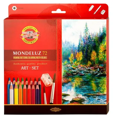 Produktbild von 72er Set Aquarell- Künstlerfarbstifte - Landschaft