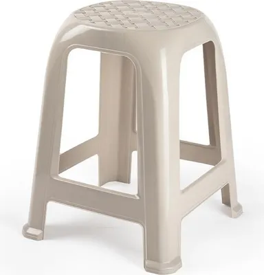 Produktbild von PlasticForte Kuchenhocker/Trittschemel - taupe - Kunststoff - 46cm