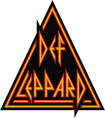 Produktbild von Def Leppard Logo Cut Out Aufnäher zum Aufnähen