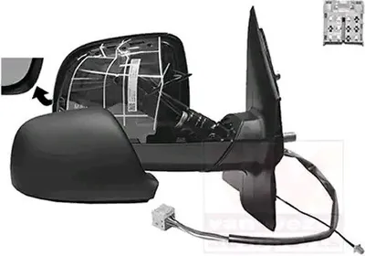 Produktbild von VAN WEZEL 5790826 Außenspiegel Seitenspiegel Rechts für VW Transporter V Bus (7HB, 7HJ, 7EB, 7EJ, 7EF, 7EG, 7HF, 7EC) Konvex Beheizt
