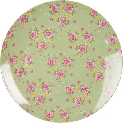 Obrázok produktu pre Tanier, priemer 26 cm, zelený/béžový, značka Clayre & Eef
