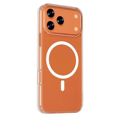 Produktbild von Handyhülle Schutzhülle für Apple iPhone 17 Pro Max Hülle kompatibel mit MagSafe Transparent Silikon Case