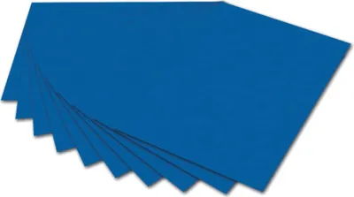 Produktbild von Folia Tonzeichenpapier 50x70cm 130g königsblau 1 Bogen