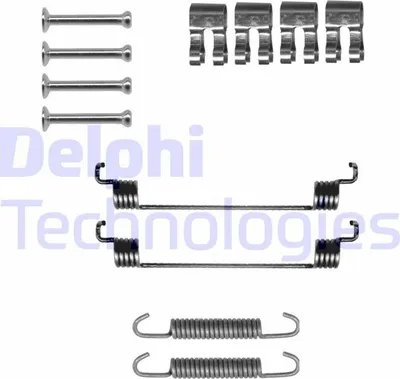 Produktbild von DELPHI Zubehörsatz Bremsbacken LY1267 Hinten für FIAT PANDA (169)