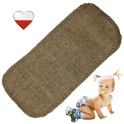 Productafbeelding van NappiMe inleggers voor luiers, met een mini-paardenprint