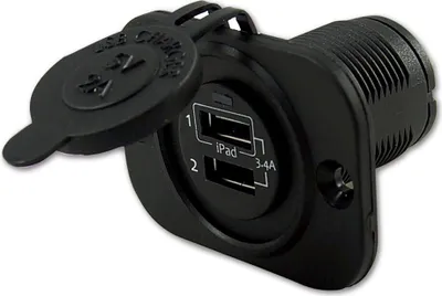 Immagine prodotto di Presa USB Talamex con doppio connettore da 3,4A