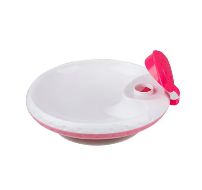 Obrázek produktu pro BabyOno Termo miska s přísavkou - růžová