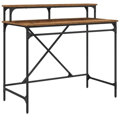 Produktbild von vidaXL Schreibtisch Altholz 100 x 50 x 90 cm Holzwerkstoff