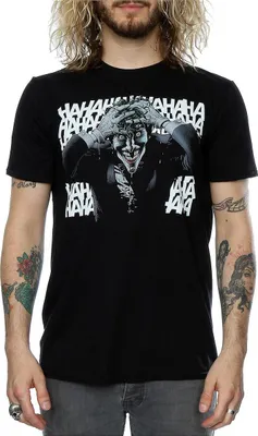 Immagine prodotto di Batman - Maglietta "Killing Joke" da uomo BI580 (3XL) (Nero)
