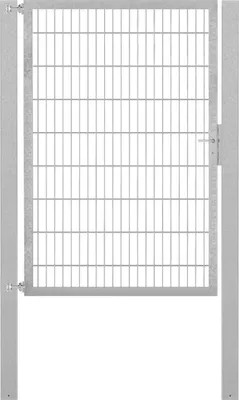 Image de Alberts 635275 Porte individuelle Flexo avec accessoires, galvanisée à chaud, largeur 125 cm, hauteur 180 cm