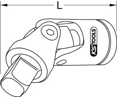 Image de KS-Tools 918.1250-E 1/2" CHROME+ joint universel"