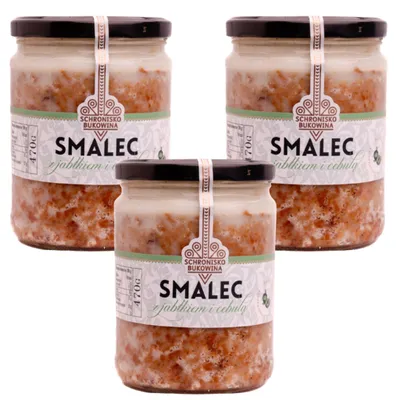 Image de Saindoux aux pommes et aux oignons 470 g Schronisko Bukowina Naturel Traditionnel